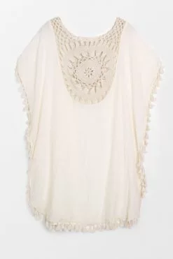 Cupshe Dominique Crochet Tassel Trim Cover Up -Deals Cupshe Store 2 3d8c6d00 4a2f 4fd8 99b3 444b637297a5