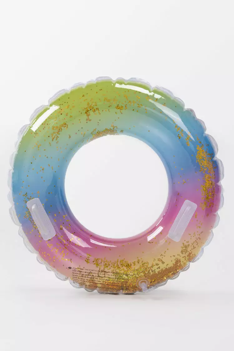 Cupshe Rainbow Sherbet Inflatable Swimming Ring 3 Cupshe Rainbow Sherbet Inflatable Swimming Ring - Image 3