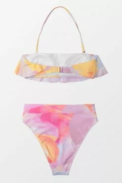 Cupshe Aliya Abstract Print Ruffle Bikini -Deals Cupshe Store 2 4126c9a4 3ba0 4a82 9d90 cb59ec58bddf