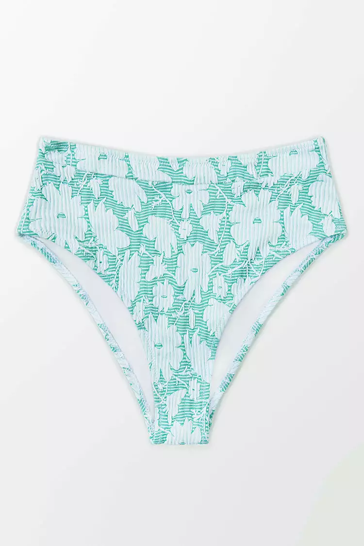 Cupshe Jane Floral High Waisted Bikini Bottom 3 Cupshe Jane Floral High Waisted Bikini Bottom - Image 3