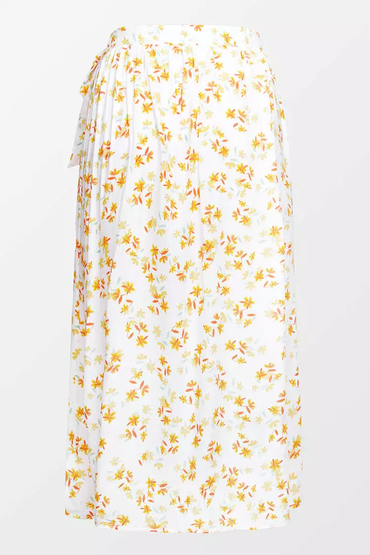 Cupshe Raelyn Ditsy Tie Waist Split Cover Up 4 Cupshe Raelyn Ditsy Tie Waist Split Cover Up - Image 4