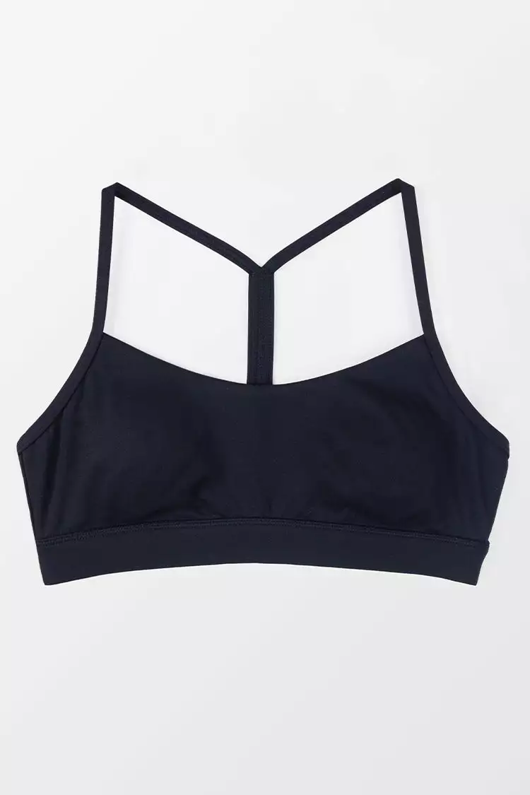 Cupshe Island Vibes Black Sports Bra 3 Cupshe Island Vibes Black Sports Bra - Image 3