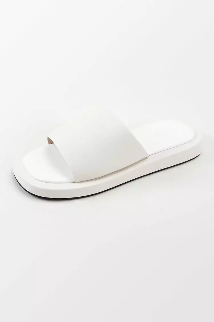 Cupshe Coffee Run Wide Band Slide Sandals 2 Cupshe Coffee Run Wide Band Slide Sandals - Image 2