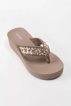 Cupshe Peace Brown Sandals