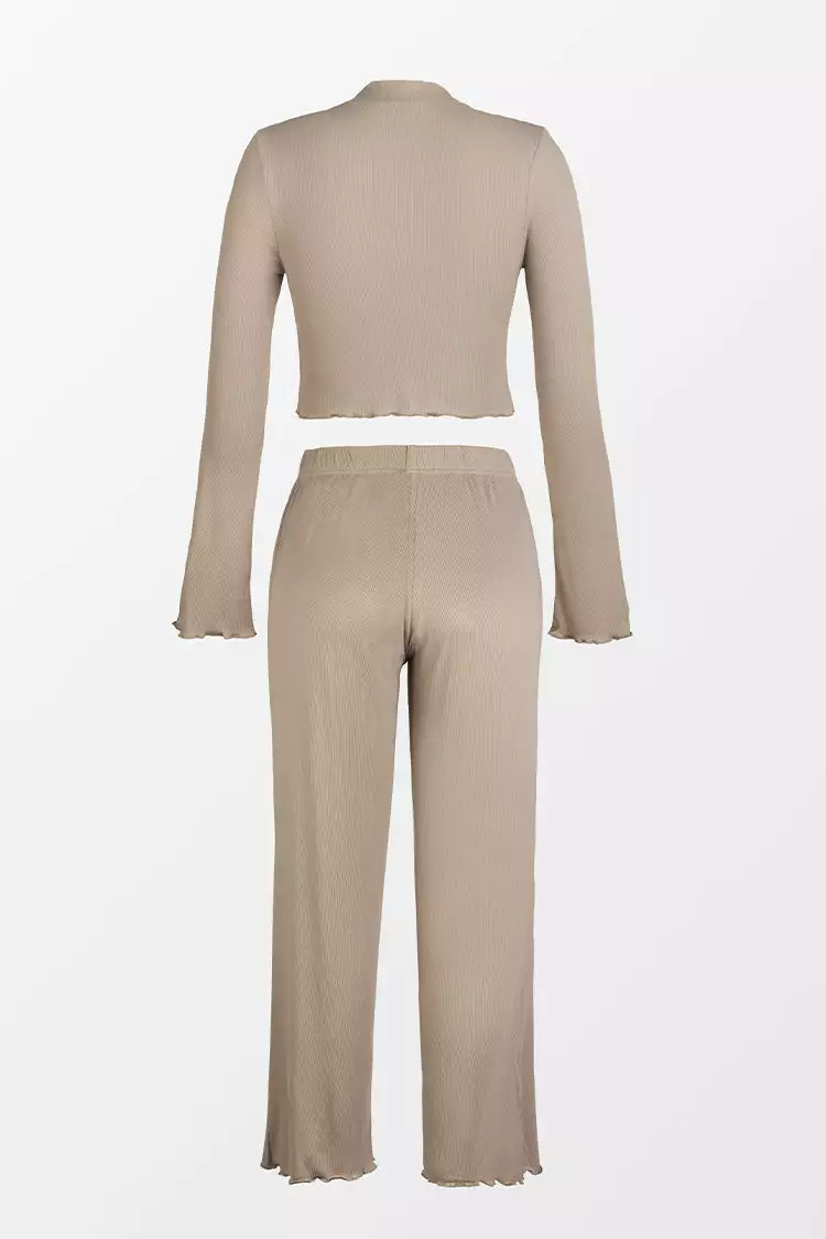 Cupshe Pompei Crop Top And Pants Set 4 Cupshe Pompei Crop Top And Pants Set - Image 4