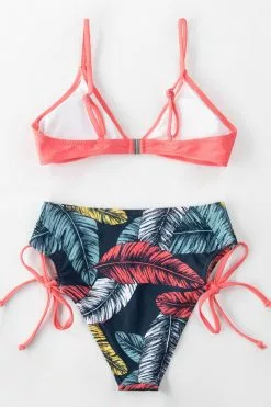 Cupshe Pink And Leafy Triangle High Waisted Bikini 8 Cupshe Pink And Leafy Triangle High Waisted Bikini -Deals Cupshe Store 2 5ea18e82 4160 4b1c bd98 ddc5a5336cc1