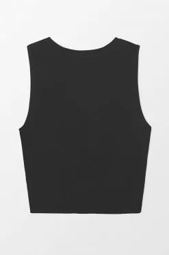 Cupshe Shimmer Black Sleeveless Twist Sweatshirt -Deals Cupshe Store 2 5f6d0c4b 341e 410d b3a5 e79d058ca4a9