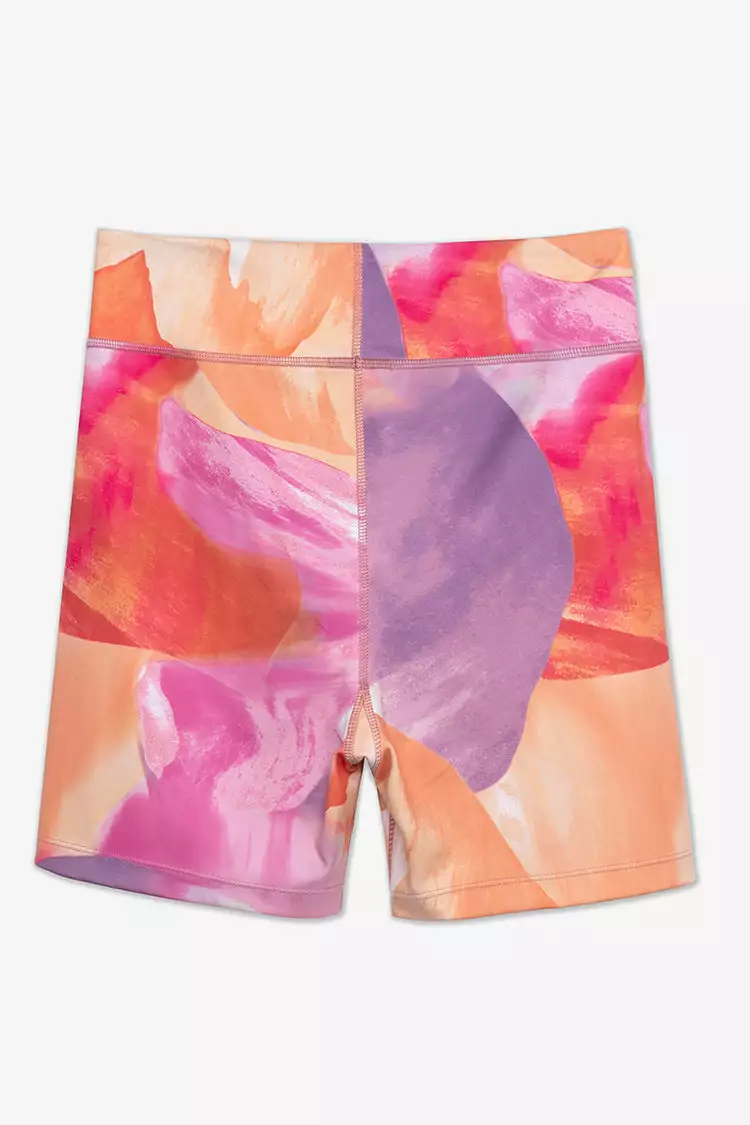 Cupshe Retro Swirl Motion Blur Print Bike Shorts 3 Cupshe Retro Swirl Motion Blur Print Bike Shorts - Image 3