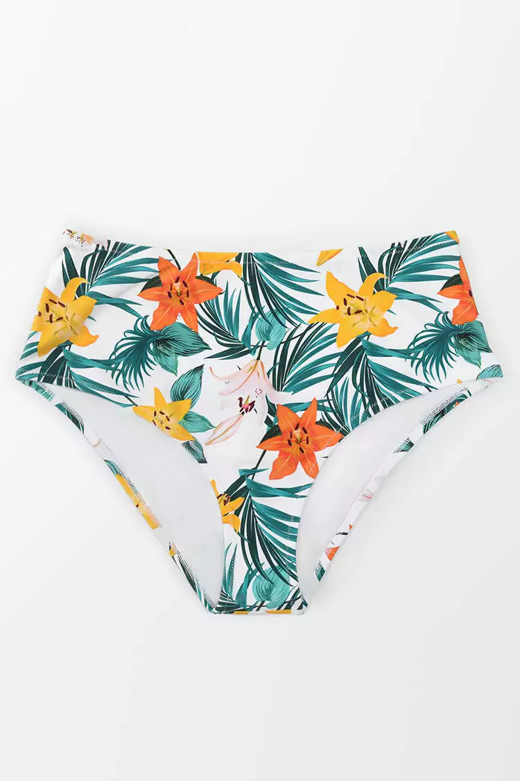 Cupshe Anya Floral Plus Size Bikini Bottom 3 Cupshe Anya Floral Plus Size Bikini Bottom - Image 3