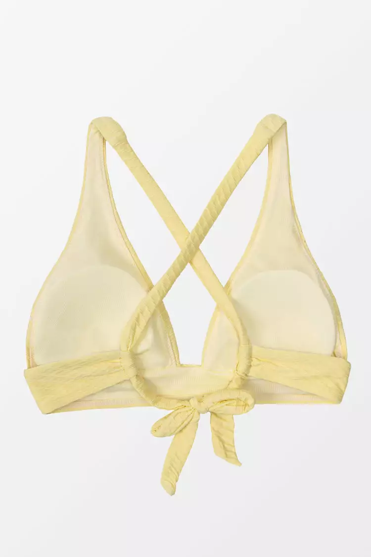 Cupshe Kellie Criss Cross Back Tie Bikini Top 5 Cupshe Kellie Criss Cross Back Tie Bikini Top - Image 5