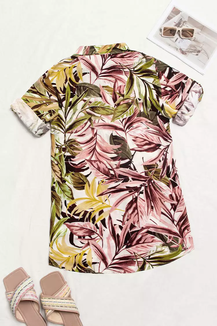 Cupshe Brionna Tropical Button-up Shirt Dress 2 Cupshe Brionna Tropical Button-up Shirt Dress - Image 2