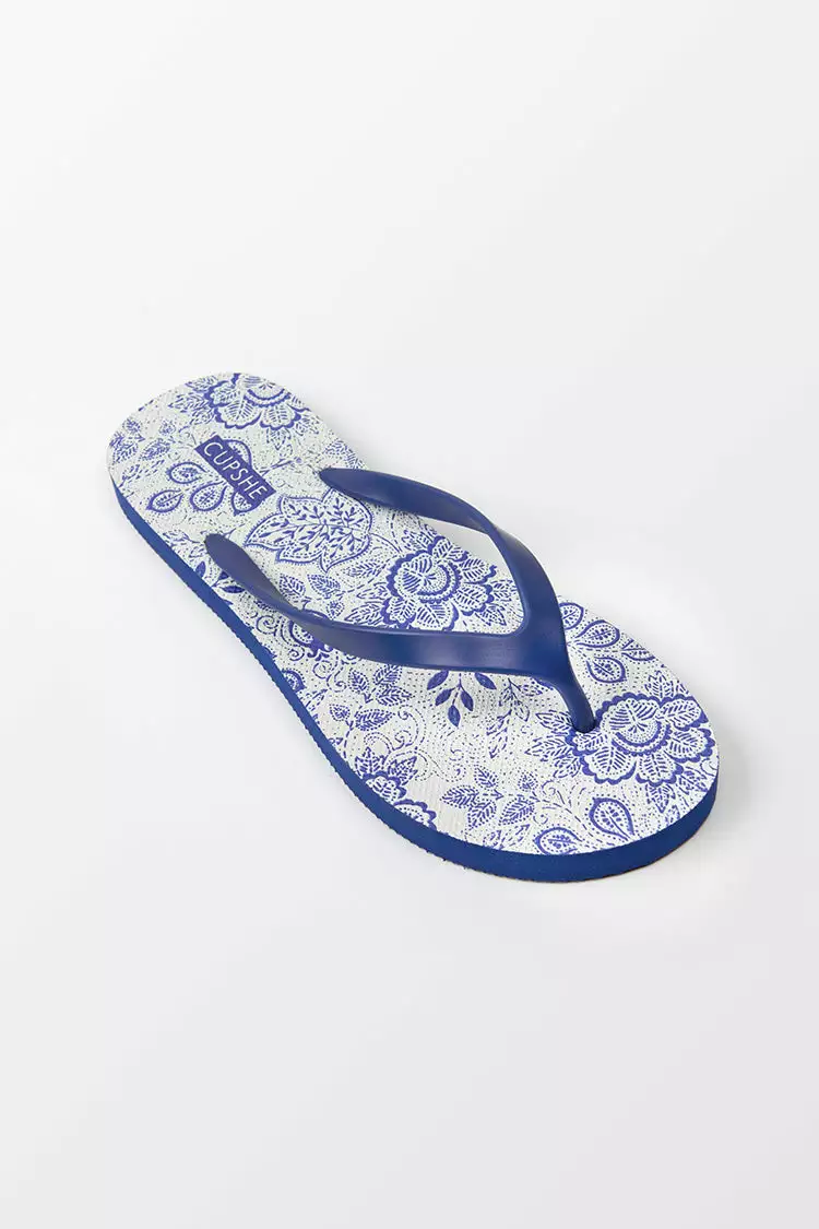 Cupshe Julep Floral Flip Flops 3 Cupshe Julep Floral Flip Flops - Image 3