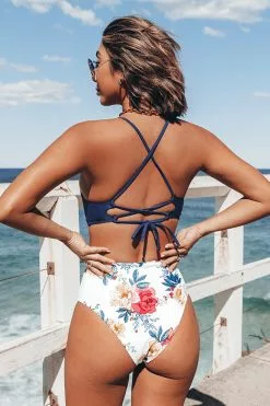 Cupshe White Floral Shirring High Waisted Bikini Bottom 11 Cupshe White Floral Shirring High Waisted Bikini Bottom -Deals Cupshe Store 2 7a00883b 29b5 452e 9694 51eba0722732