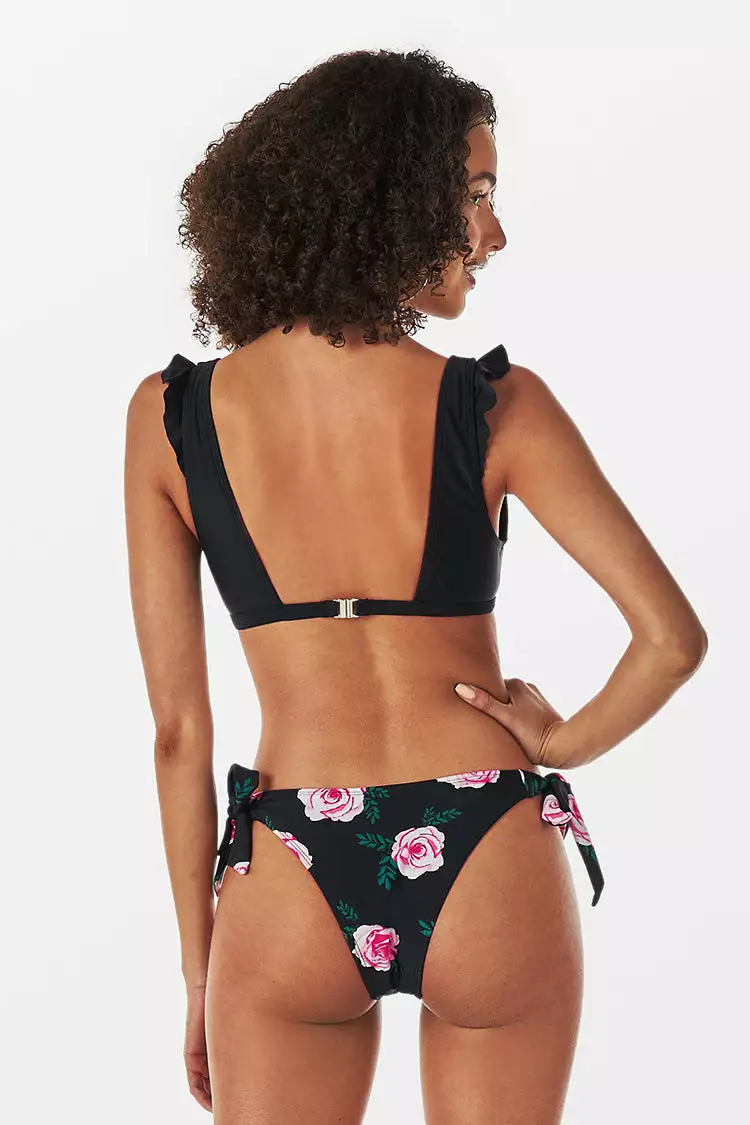 Cupshe Melody Floral Side Ties Ruffle Bikini 2 Cupshe Melody Floral Side Ties Ruffle Bikini - Image 2