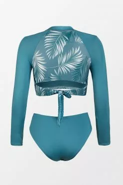Cupshe Abbey Tropical Back Tie Long Sleeve Tankini -Deals Cupshe Store 2 7a11c4f5 7d62 4edc 8719 63409d5c17ae