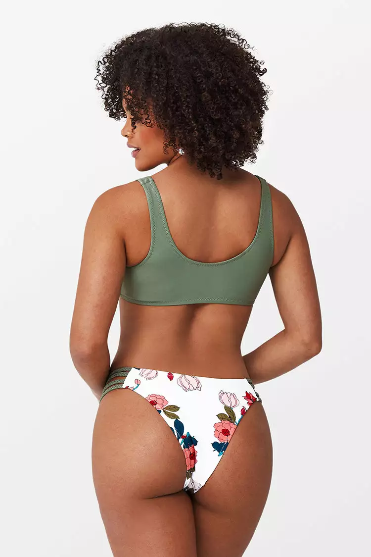 Cupshe Hailee Knotted Front and Strappy Bikini 2 Cupshe Hailee Knotted Front and Strappy Bikini - Image 2