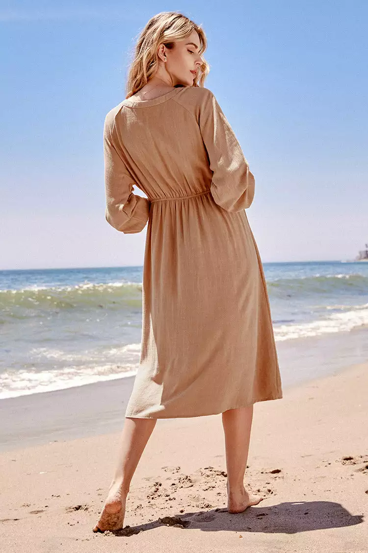 Cupshe Ruby V-neck Midi Dress 5 Cupshe Ruby V-neck Midi Dress - Image 5