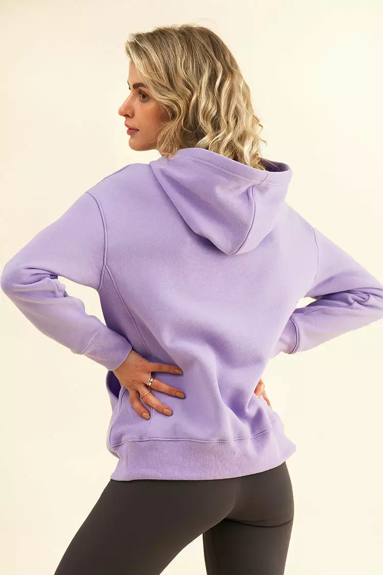 Cupshe Angel Wing Purple Oversized Hoodie 2 Cupshe Angel Wing Purple Oversized Hoodie - Image 2