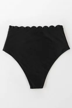Cupshe Black Scalloped High Waisted Bikini Bottom 11 Cupshe Black Scalloped High Waisted Bikini Bottom -Deals Cupshe Store 2 80c54a5c cbe4 4653 953e 4103da0fd460
