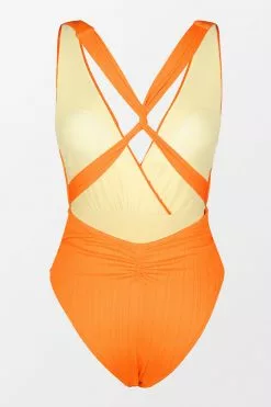 Cupshe Retro Rib Surplice Sash Belt One Piece Swimsuit 8 Cupshe Retro Rib Surplice Sash Belt One Piece Swimsuit -Deals Cupshe Store 2 840aa647 cc60 462d 888c a6c52fab20ab