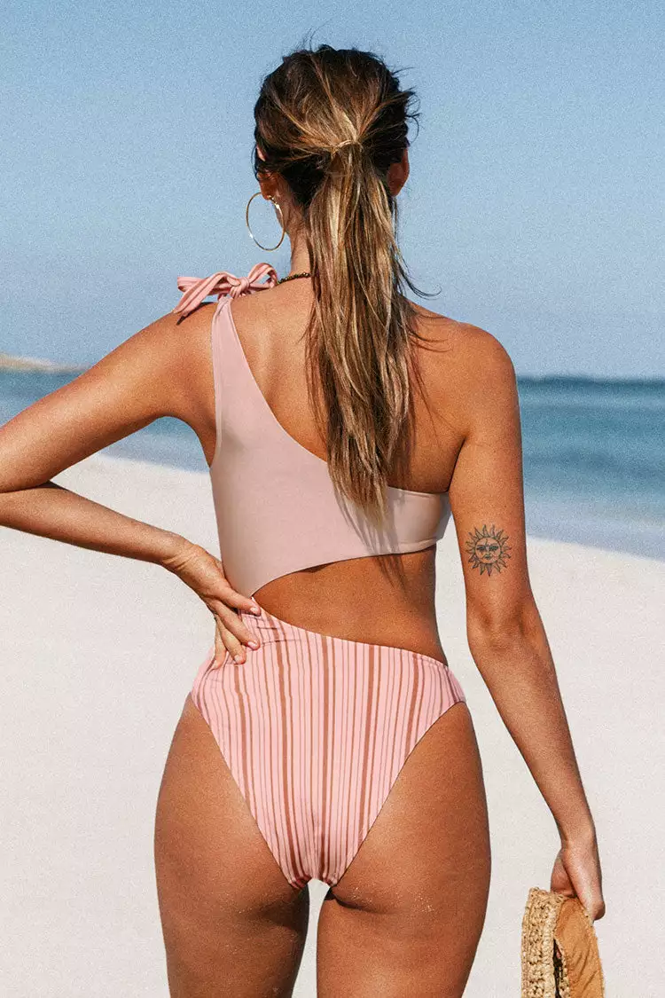 Cupshe Madelynn One shoulder Cutout One Piece Swimsuit 2 Cupshe Madelynn One shoulder Cutout One Piece Swimsuit - Image 2