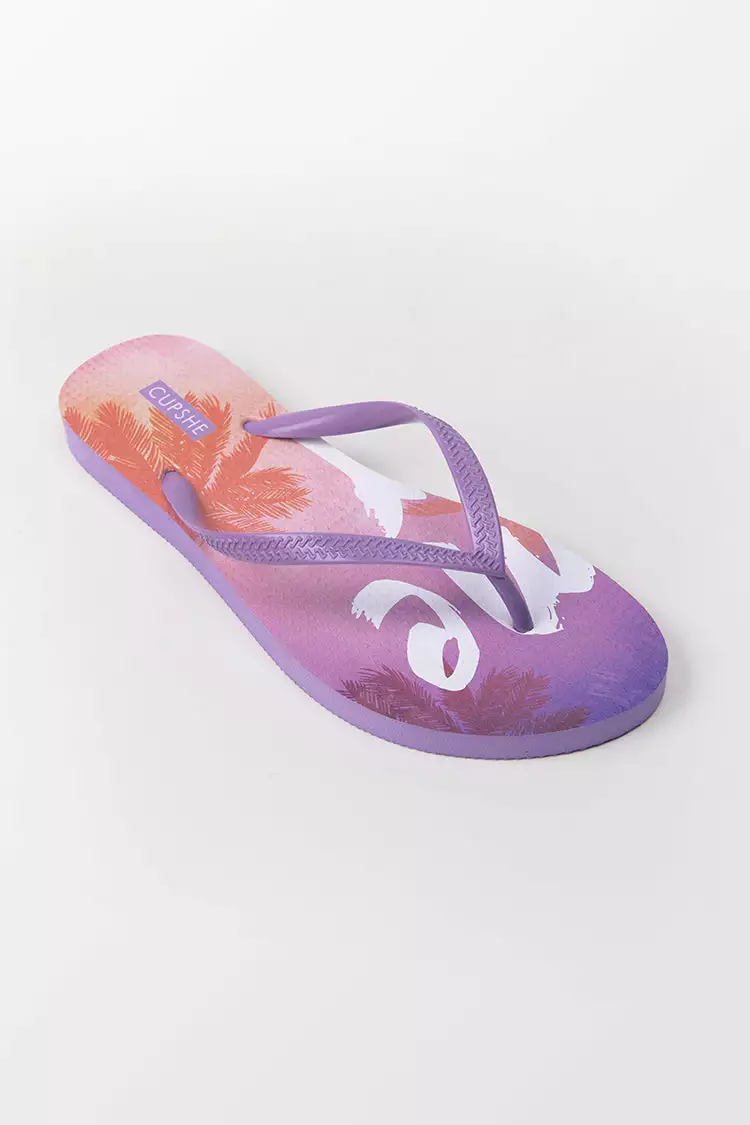 Cupshe Sunburst Summer Print Flip Flops 2 Cupshe Sunburst Summer Print Flip Flops - Image 2