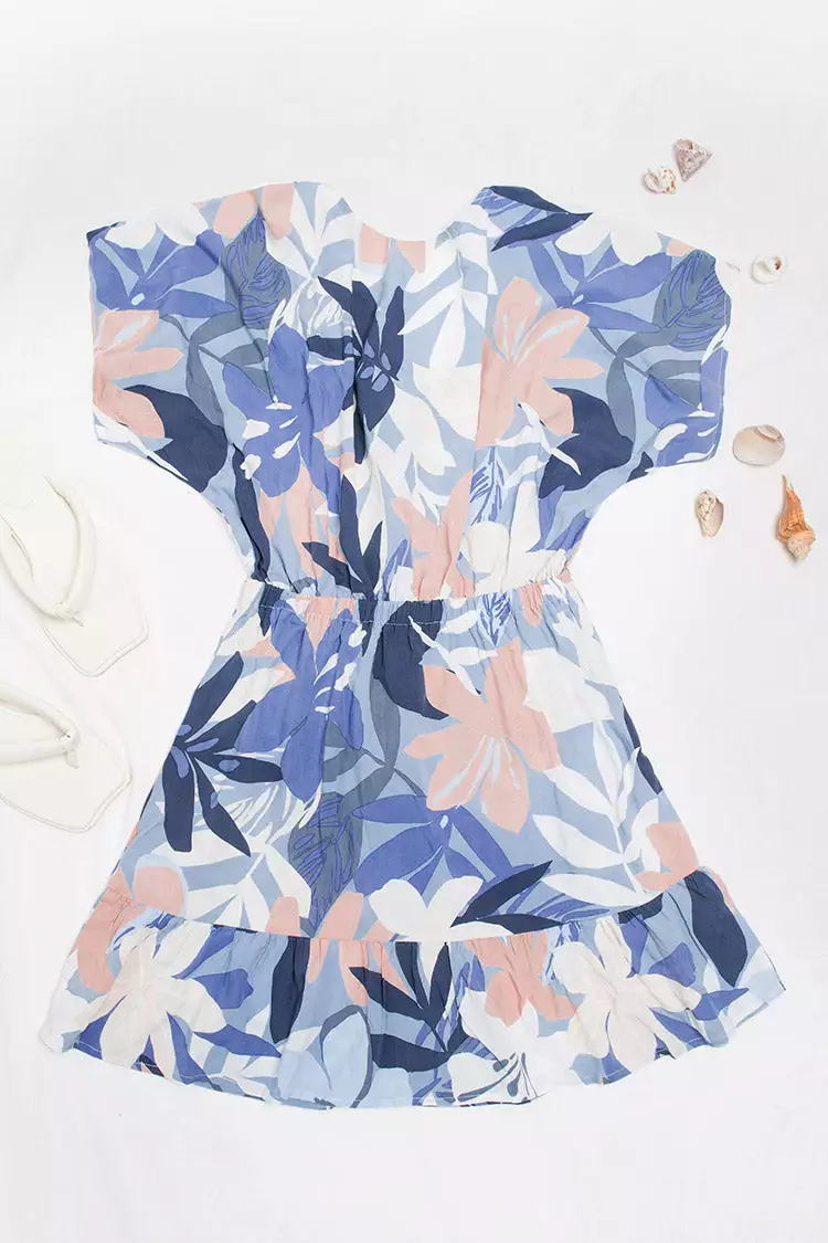 Cupshe Madilynn V-neck Short Sleeves Short Dress 2 Cupshe Madilynn V-neck Short Sleeves Short Dress - Image 2