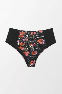 Cupshe Black Floral High Waisted Plus Size Bikini Bottom 6 Cupshe Black Floral High Waisted Plus Size Bikini Bottom -Deals Cupshe Store 2 9146ab64 82de 4f6d b1da 9223a5090841