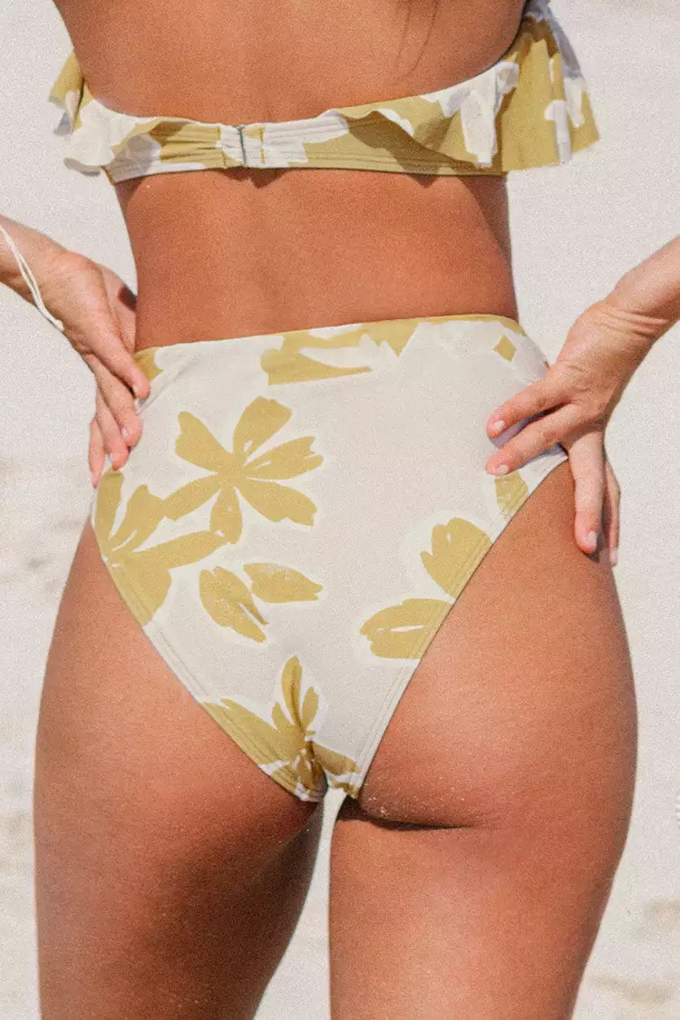 Cupshe Delicate Expressions Cheeky High Waist Bottom 2 Cupshe Delicate Expressions Cheeky High Waist Bottom - Image 2