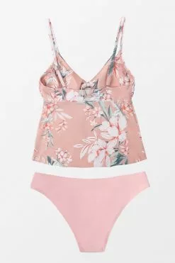 CUPSHE Breana Floral V-neck Cut Out Low Waisted Tankini -Deals Cupshe Store 2 986718d2 bc36 42a8 a507 49eb1b6894ca