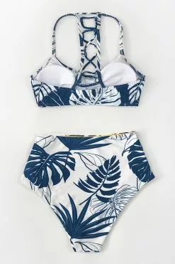 Cupshe Blue and White Leafy High Waisted Bikini 17 Cupshe Blue and White Leafy High Waisted Bikini -Deals Cupshe Store 2 98c560bb 01d1 4347 bbb1 a60306d97283