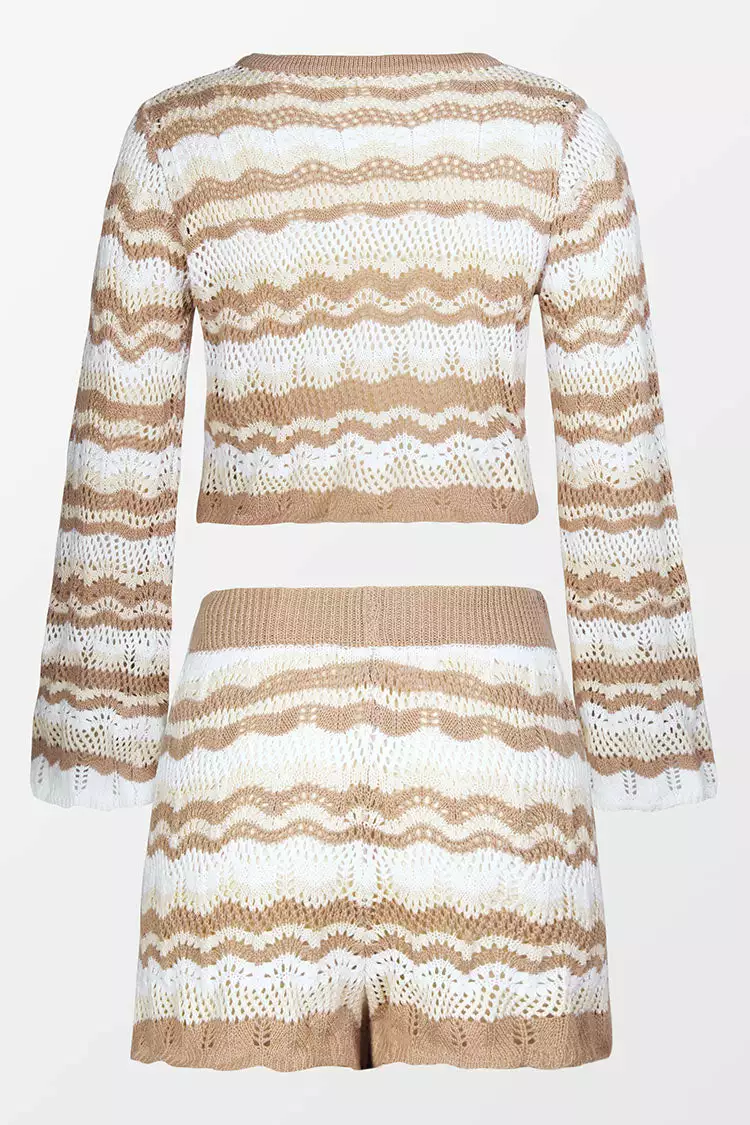 Cupshe Hermosa Set In Sleeve Crochet Coverup Set 4 Cupshe Hermosa Set In Sleeve Crochet Coverup Set - Image 4