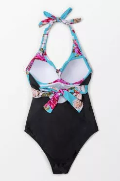 Cupshe Floral and Black Halter One Piece Swimsuit 7 Cupshe Floral and Black Halter One Piece Swimsuit -Deals Cupshe Store 2 a13c0e2a 3cc7 4609 82dd 6380c5fba501