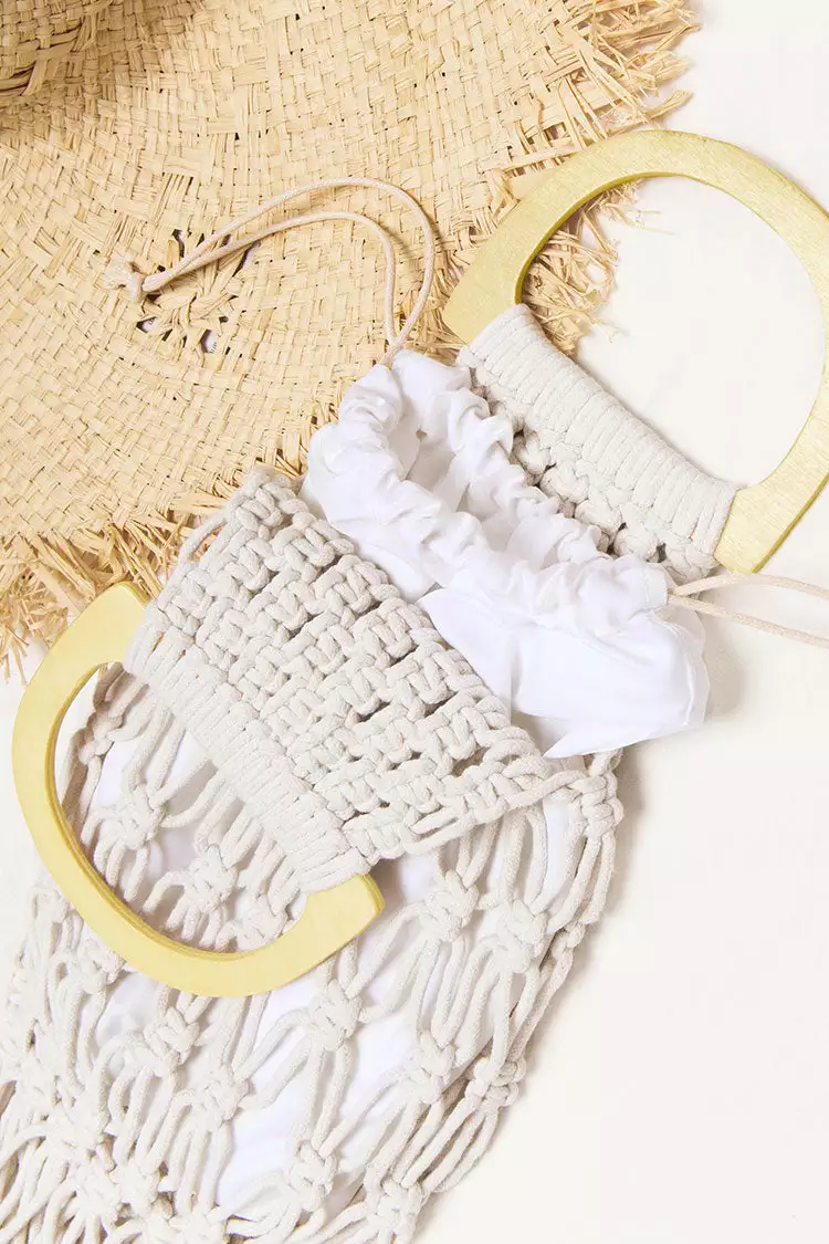 Cupshe Beachwood Braided Satchel Bag 2 Cupshe Beachwood Braided Satchel Bag - Image 2