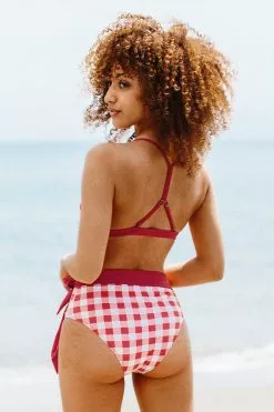 Cupshe Averie Red Gingham Triangle Belted Bikini 7 Cupshe Averie Red Gingham Triangle Belted Bikini -Deals Cupshe Store 2 afd6ff0c 3125 4978 8a69 c0f75b1970be