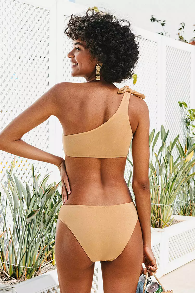 Cupshe Emilie One Shoulder Self Tie Bikini 2 Cupshe Emilie One Shoulder Self Tie Bikini - Image 2