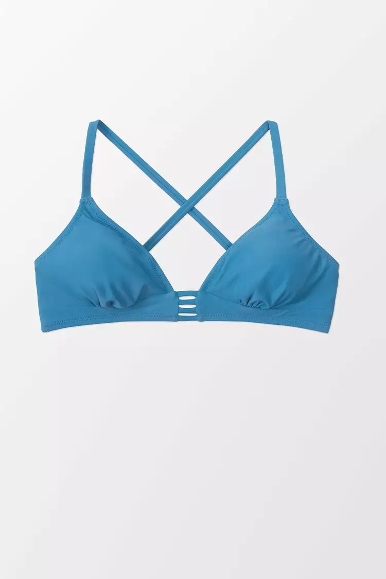 Cupshe Peyton Hollow Out Criss Cross Back Tie Bikini Top 3 Cupshe Peyton Hollow Out Criss Cross Back Tie Bikini Top - Image 3