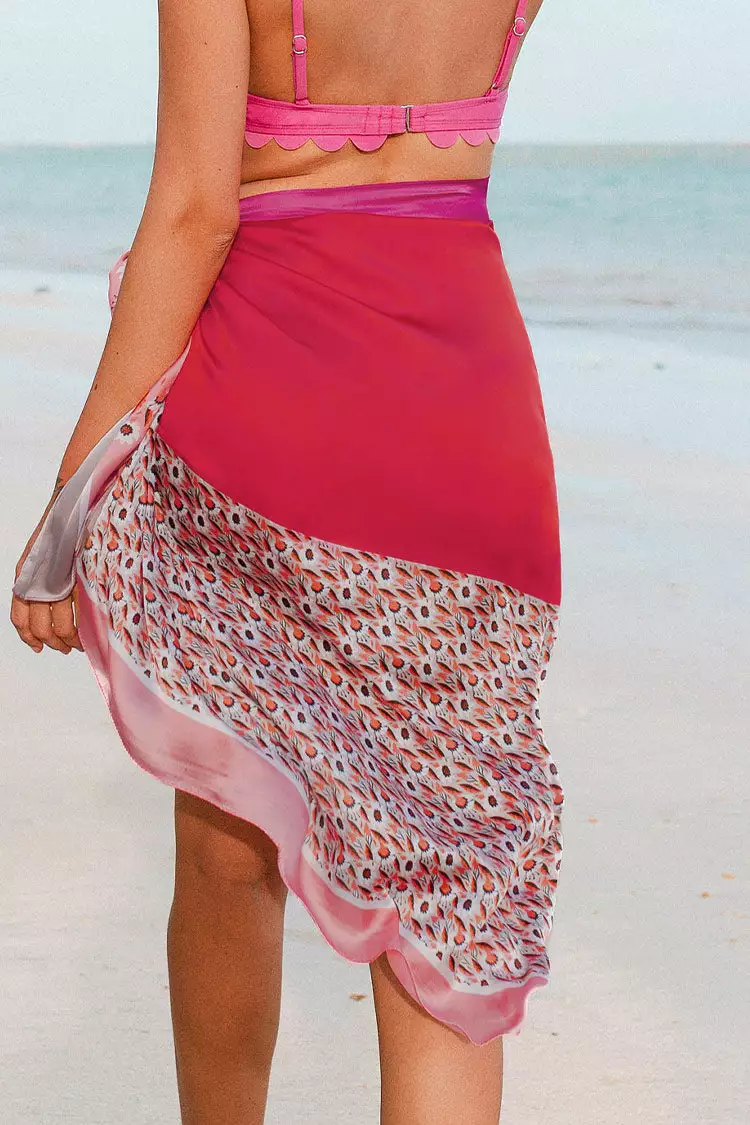 Cupshe Laguna Beach Geometric Tie Waist Sarong 2 Cupshe Laguna Beach Geometric Tie Waist Sarong - Image 2