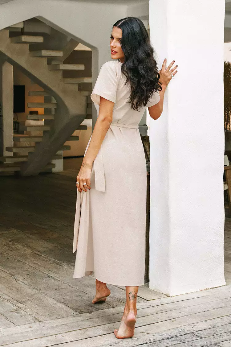 Cupshe Harleigh Wrap Tie Waist Dress 2 Cupshe Harleigh Wrap Tie Waist Dress - Image 2