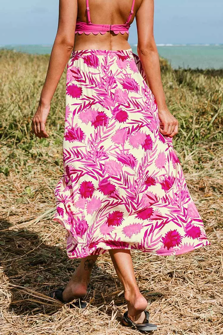 Cupshe Makenna Leafy Split Skirt 2 Cupshe Makenna Leafy Split Skirt - Image 2