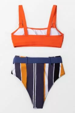 Cupshe Bright Summer Belted Striped Bikini -Deals Cupshe Store 2 c4fb5963 2822 482e 9d39 69dd85951729