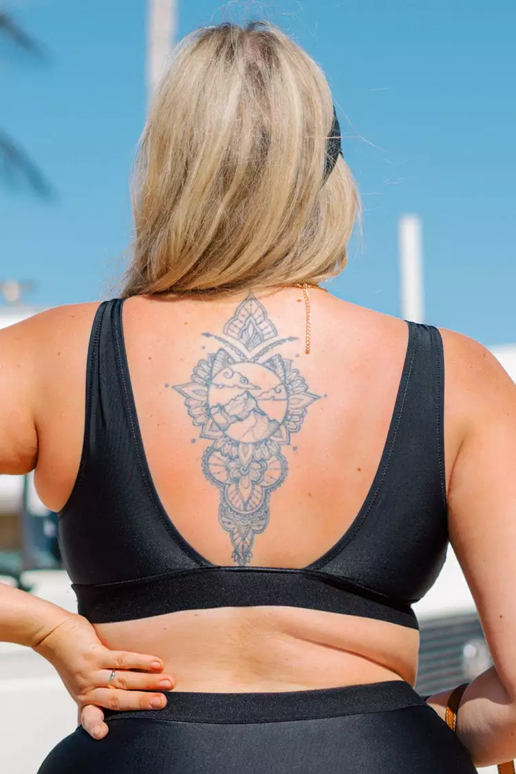 Cupshe Braelyn Mesh Insert Plus Size Bikini Top 2 Cupshe Braelyn Mesh Insert Plus Size Bikini Top - Image 2