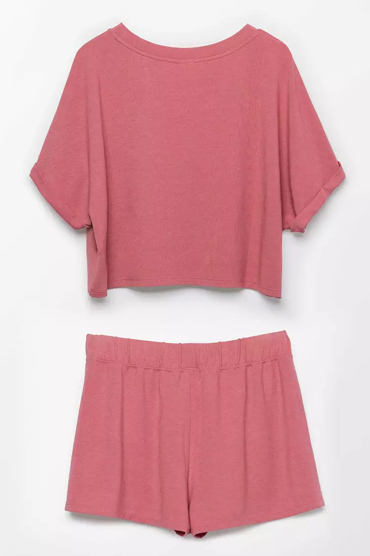 Cupshe Weekender Solid Top And Shorts Set 3 Cupshe Weekender Solid Top And Shorts Set - Image 3