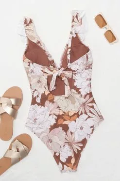 Cupshe Kari Floral Ruffle One Piece Swimsuit -Deals Cupshe Store 2 cc3df8db ce8c 486b be58 d31e677e7620