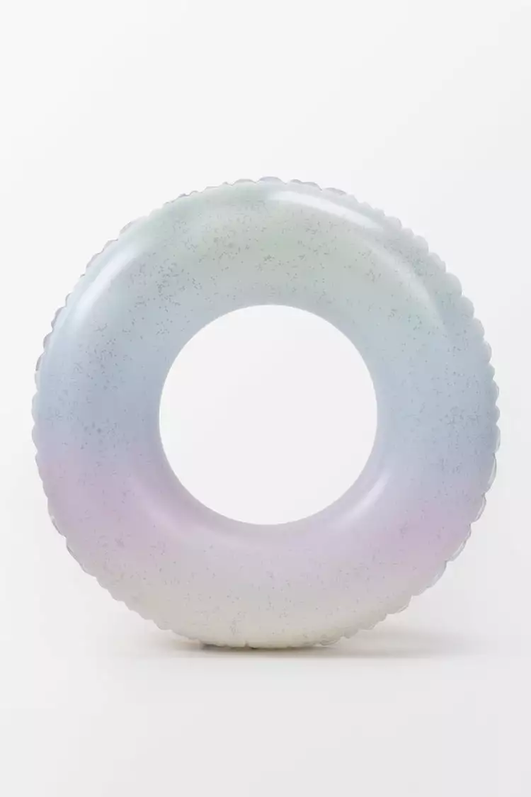 Cupshe Rainbow Sherbet Kids Inflatable Swimming Ring 3 Cupshe Rainbow Sherbet Kids Inflatable Swimming Ring - Image 3