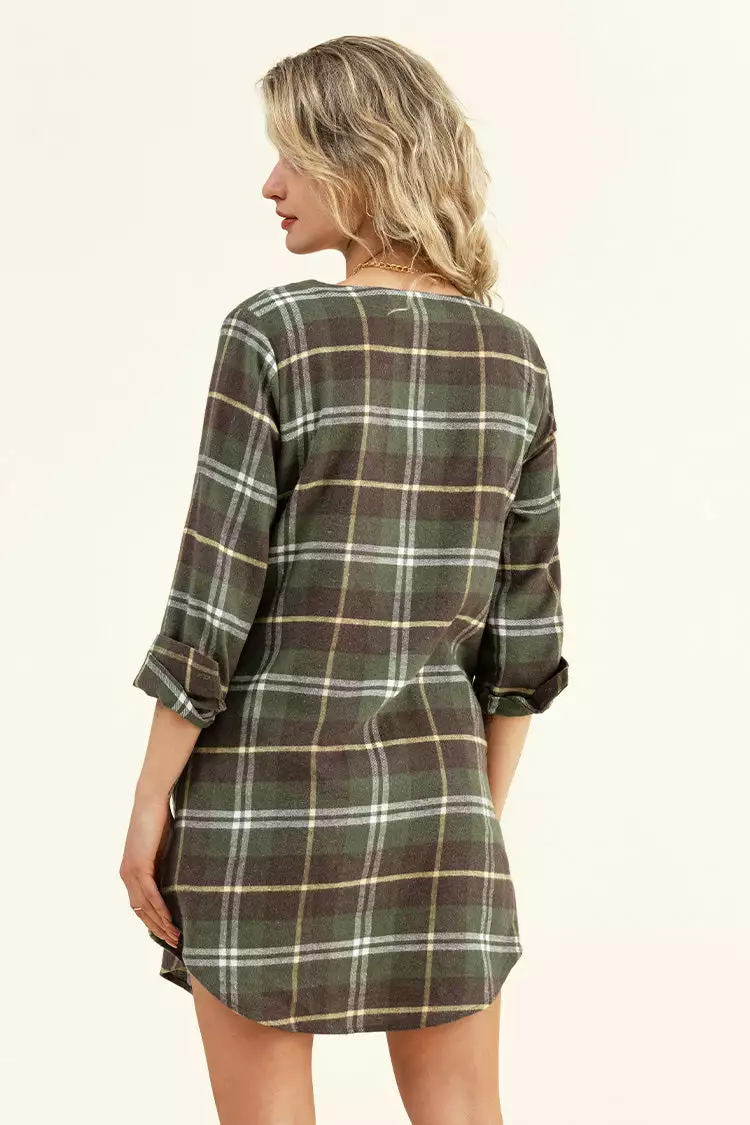 Cupshe Moriah Gingham Curved Hem Short Dress 2 Cupshe Moriah Gingham Curved Hem Short Dress - Image 2