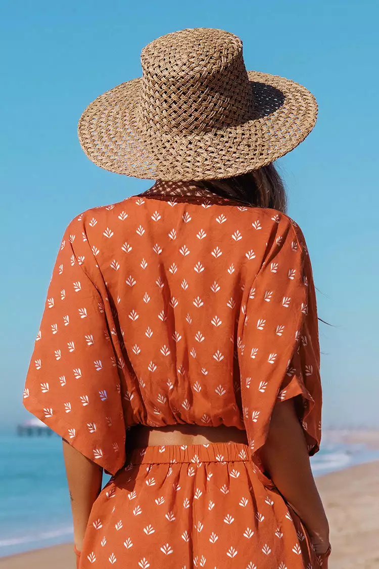 Cupshe Diane Geometric Print Cover Up Top 2 Cupshe Diane Geometric Print Cover Up Top - Image 2