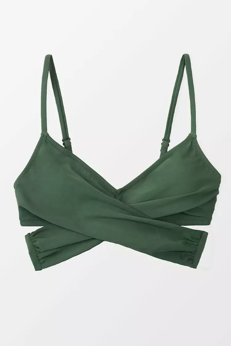 Cupshe Elliott Wrap Tie Back Bikini Top 3 Cupshe Elliott Wrap Tie Back Bikini Top - Image 3