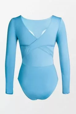 Cupshe Tyra Blue Criss Cross Long Sleeve One Piece Swimsuit -Deals Cupshe Store 2 d68eabd8 6186 454e b82a 15df96fb866e