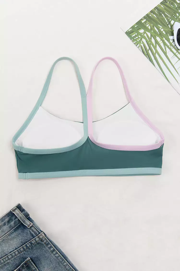 Cupshe Gala Contrast Binding Sports Bra 2 Cupshe Gala Contrast Binding Sports Bra - Image 2